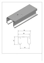 Cargar imagen en el visor de la galería, Carril de Aluminio Nova 2