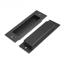 Cargar imagen en el visor de la galería, Tirador-Uñero negro para embutir.