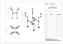 Cargar imagen en el visor de la galería, BASE DE MESA LYJ-11-25