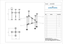 Cargar imagen en el visor de la galería, BASE DE MESA LYJ-9-25