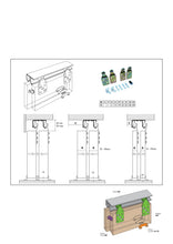Cargar imagen en el visor de la galería, Carril de Aluminio Nova 2