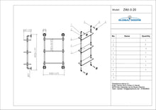 Cargar imagen en el visor de la galería, ESTANTE ZWJ-3-20