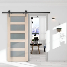 Cargar imagen en el visor de la galería, PUERTA GRIS CENIZA + GUÍA CORREDERA