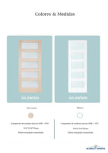 Cargar imagen en el visor de la galería, PUERTA GRIS CENIZA + GUÍA CORREDERA