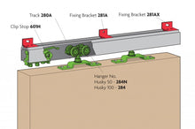Cargar imagen en el visor de la galería, Soporte Carril aluminio Henderson 281A
