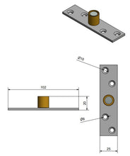 Cargar imagen en el visor de la galería, Guía Inferior 106R/94