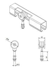 Cargar imagen en el visor de la galería, Colgadero Henderson 56.5AX\S hasta 70Kg.
