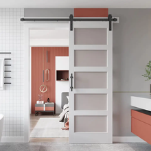 Cargar imagen en el visor de la galería, PUERTA BLANCA + GUÍA CORREDERA