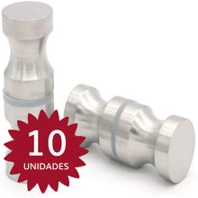 Cargar imagen en el visor de la galería, Pack 10  Tiradores de Acero Inoxidable satinado.