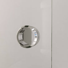 Cargar imagen en el visor de la galería, Tirador-Uñero redondo pasante de acero inoxidable para puerta de cristal.