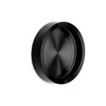 Cargar imagen en el visor de la galería, Pack 10 Tirador redondo de aluminio negro adhesivo.