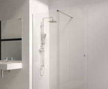 Cargar imagen en el visor de la galería, Tirador-Uñero redondo pasante de acero inoxidable para puerta de cristal.