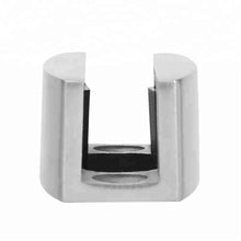 Cargar imagen en el visor de la galería, Guía inferior regulable de acero inoxidable para puerta de cristal