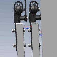 Cargar imagen en el visor de la galería, Juego de soportes para puertas en paralelo - accesorios para puertas