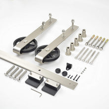 Cargar imagen en el visor de la galería, Kit Rustic Grand 80 de acero inoxidable para puertas de hasta 80kg. - accesorios para puertas