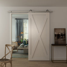 Cargar imagen en el visor de la galería, Kit Rustic Top de acero inoxidable para puertas de hasta 80kg. - accesorios para puertas