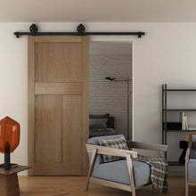 Cargar imagen en el visor de la galería, Kit Rustic Grand Top de acero negro para puertas de hasta 80kg. - accesorios para puertas