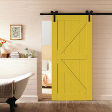 Cargar imagen en el visor de la galería, Kit Rustic 140 de acero negro para puertas de hasta 140kg. - accesorios para puertas