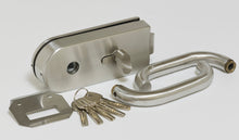 Cargar imagen en el visor de la galería, Cerradura Premium Inox para puerta de cristal.