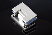 Cargar imagen en el visor de la galería, Bisagra de acero inoxidable para puerta de cristal hasta 50Kg.