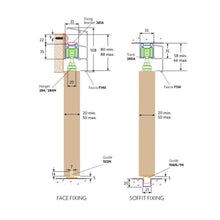Cargar imagen en el visor de la galería, Kit Husky 100 para puertas de madera o metal hasta 100kg. - accesorios para puertas