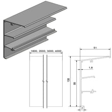 Cargar imagen en el visor de la galería, Embellecedor 140 para sistema Husky con montaje a pared