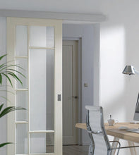 Cargar imagen en el visor de la galería, Kit Puerta Corredera Prisma 100 para puertas de madera o metal hasta 100Kg - accesorios para puertas