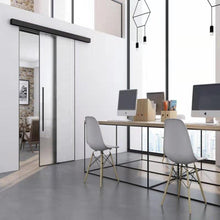 Cargar imagen en el visor de la galería, Kit Prisma Glass negro para puertas de Cristal hasta 80Kg - accesorios para puertas