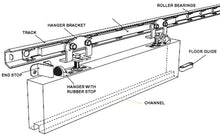 Cargar imagen en el visor de la galería, Kit Marathon 55 para puertas de madera o metal hasta 55Kg. - accesorios para puertas