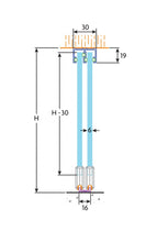 Cargar imagen en el visor de la galería, Kit Puerta Corredera Zenith-Prima para puertas de cristal hasta 25kg - accesorios para puertas