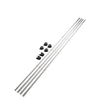 Cargar imagen en el visor de la galería, Kit Cello con carril de aluminio para 2 o 3 puertas de hasta 25kg. - accesorios para puertas