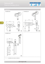 Cargar imagen en el visor de la galería, Carril Henderson 307 hasta 2000Kg.