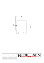 Cargar imagen en el visor de la galería, Carril Henderson 301H hasta 450Kg. - accesorios para puertas