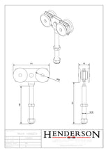 Cargar imagen en el visor de la galería, Colgadero Henderson 56AX\S hasta 400Kg.