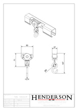 Cargar imagen en el visor de la galería, Colgadero Henderson 58K-S