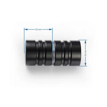 Cargar imagen en el visor de la galería, Tirador negro mate de acero inoxidable o aluminio. - accesorios para puertas