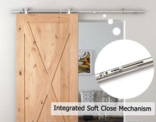 Cargar imagen en el visor de la galería, Kit Sienna Madera de acero inoxidable para puertas de hasta 100kg. - accesorios para puertas