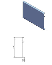 Cargar imagen en el visor de la galería, Embellecedor 136 de aluminio anodizado para sistema Husky Glass