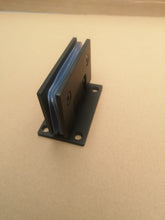 Cargar imagen en el visor de la galería, Bisagra de Acero Inoxidable para Puerta de Cristal Acabado Negro