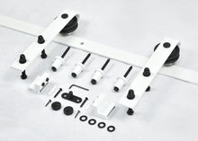 Cargar imagen en el visor de la galería, Kit Puerta Corredera Rustic 80 Blanco para puertas de hasta 80kg - accesorios para puertas