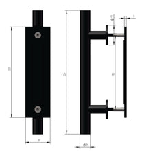 Cargar imagen en el visor de la galería, Tirador barra-oculto Rustic - accesorios para puertas