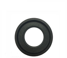 Cargar imagen en el visor de la galería, Tirador-Uñero redondo negro de acero para puerta de cristal - accesorios para puertas