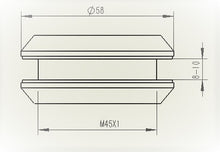 Cargar imagen en el visor de la galería, Tirador-Uñero redondo negro ciego de acero inoxidable para puerta de cristal - accesorios para puertas
