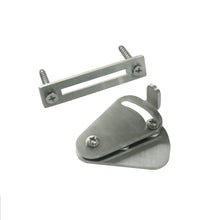 Cargar imagen en el visor de la galería, Cierre de puerta de madera en acero inoxidable sistema Rustic.