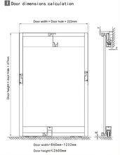 Cargar imagen en el visor de la galería, Kit Corredera Elipse para puertas de vidrio hasta 60kg.
