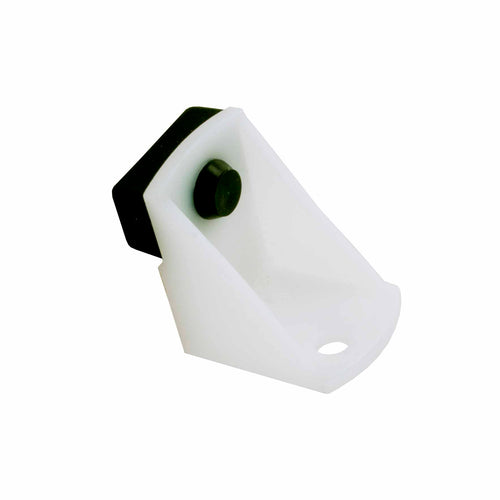 Tope de nylon blanco - accesorios para puertas