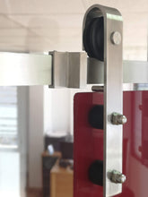 Cargar imagen en el visor de la galería, Kit Rustic Cristal de acero inoxidable para puertas de hasta 80kg - accesorios para puertas
