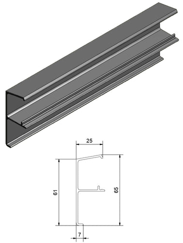 Embellecedor 134 para sistema Husky para montaje a techo