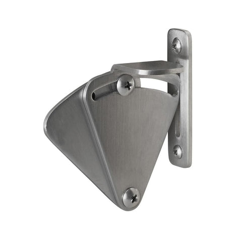 Cierre de puerta de madera en acero inoxidable sistema Rustic.